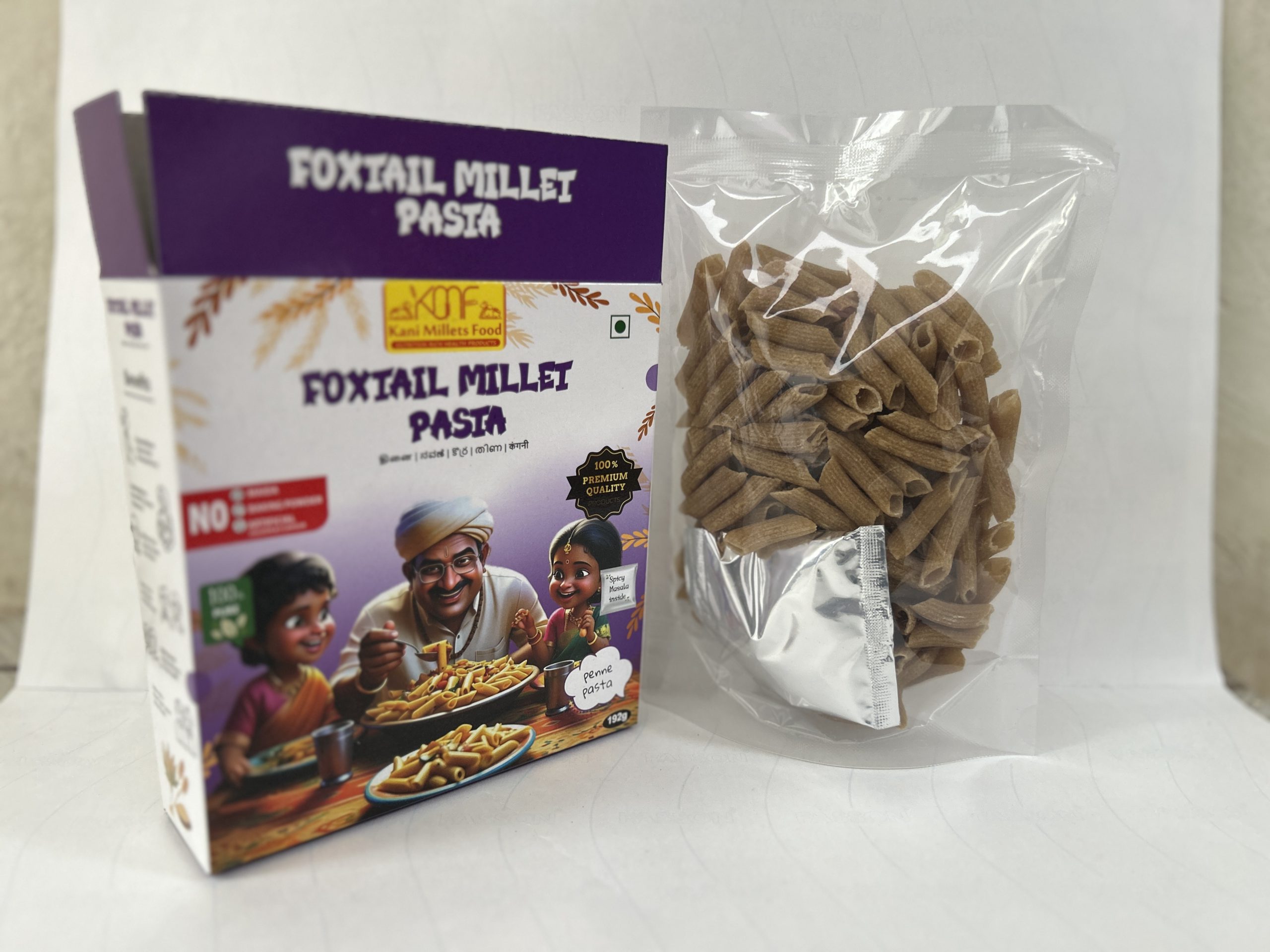 Foxtail pasta Foxtail Millet Pasta