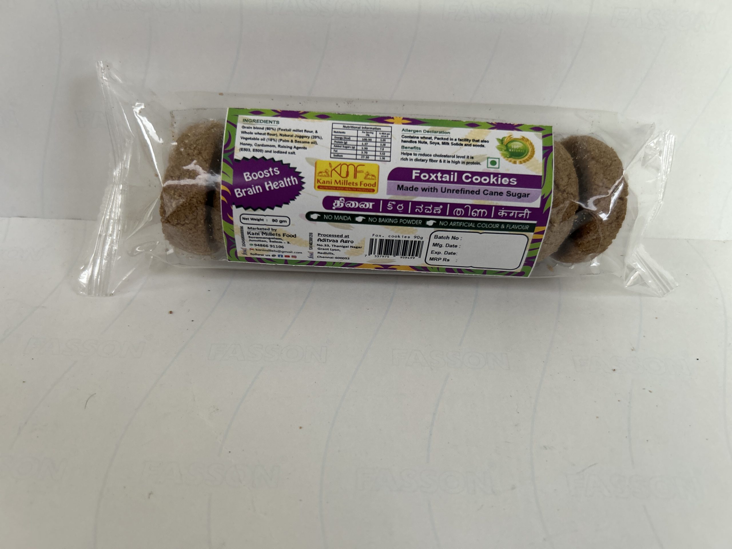 foxtail Foxtail Millet Cookies