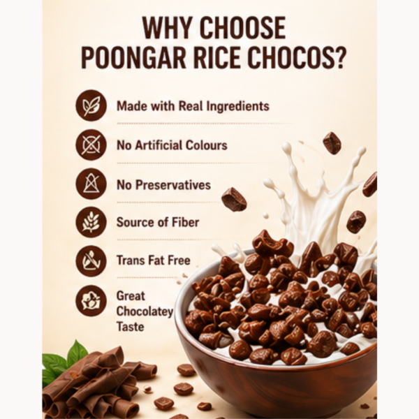 4 Poongar rice chocos